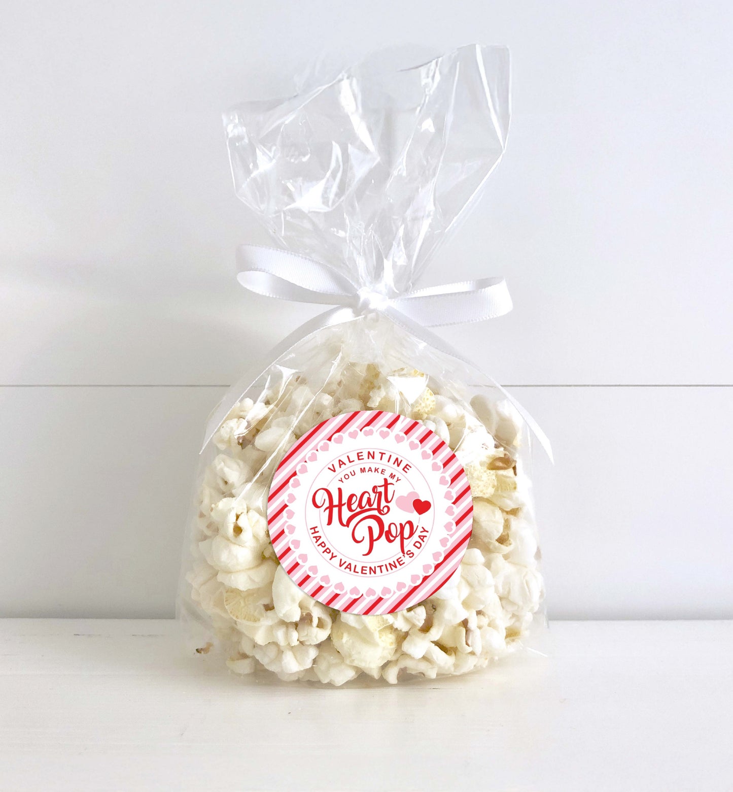 You Make My Heart Pop Happy Valentine's Day Tag, Valentine's Day Popcorn Gift Tag, Classroom Valentine Treat Tag, Galentine's Tag