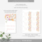 Millie Floral | Printable Mimosa Bar Sign and Juice Tags Template