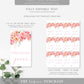 Piper Floral Pink | Printable Momosa Bar Sign and Juice Tags Template
