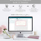 Stripe Pink Gold | Printable Mother's Day Gift Voucher Template