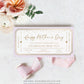 Printable High Tea Gift Voucher, Mother's Day Afternoon Tea Gift Certificate, Restaurant Voucher Coupon Paintly Stripe