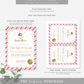 Santa's Workshop Pink Multi | Printable Christmas Nice List Certificate Template