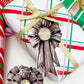 Set of 6 Naughty List Member Rosette Christmas Gift Tags, Christmas Wrapping Official Naughty List Member Rosette Tags, Christmas Swing Tag