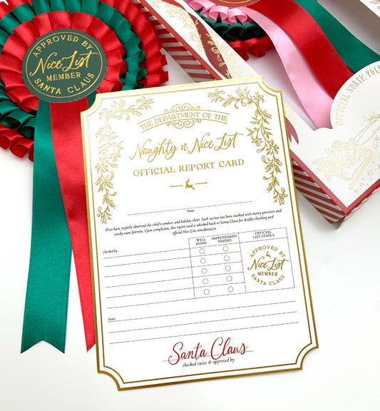 Santa's Workshop Report Card