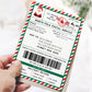 Printable Santa Mail North Pole Shipping Label Sticker, Christmas Special Delivery Shipping Label Template, Christmas Santa Gift Tag