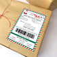 Printable Santa Mail North Pole Shipping Label Sticker, Christmas Special Delivery Shipping Label Template, Christmas Santa Gift Tag