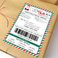 Printable Santa Mail North Pole Shipping Label Sticker, Christmas Special Delivery Shipping Label Template, Christmas Santa Gift Tag