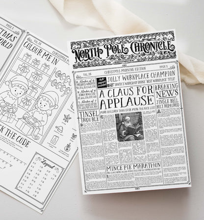 Christmas Newspaper Activity Booklet