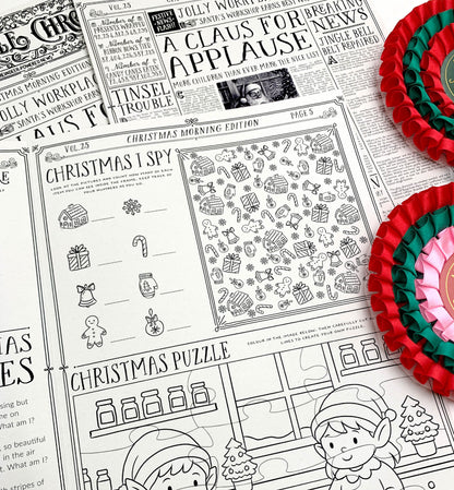 Christmas Newspaper Activity Booklet
