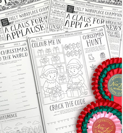 Christmas Newspaper Activity Booklet