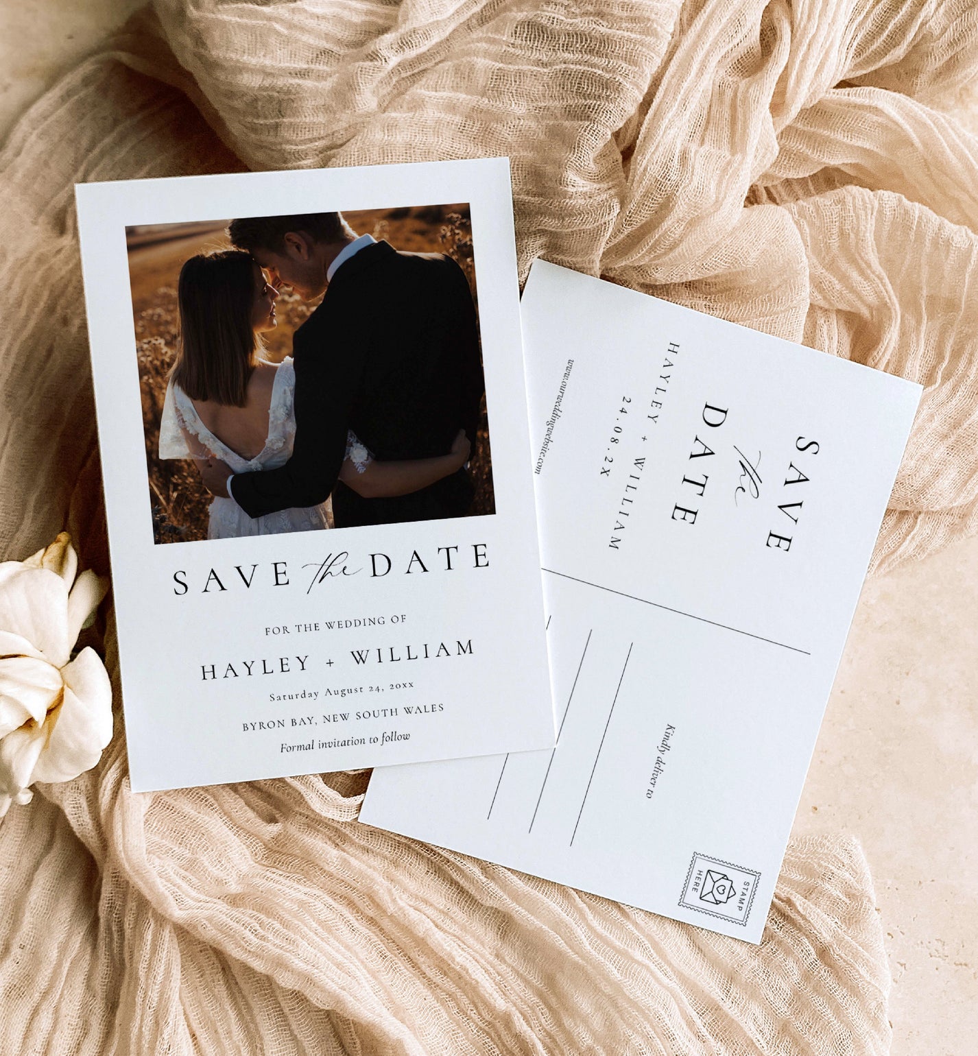 Image 5 for Free Save The Date Postcard Templates