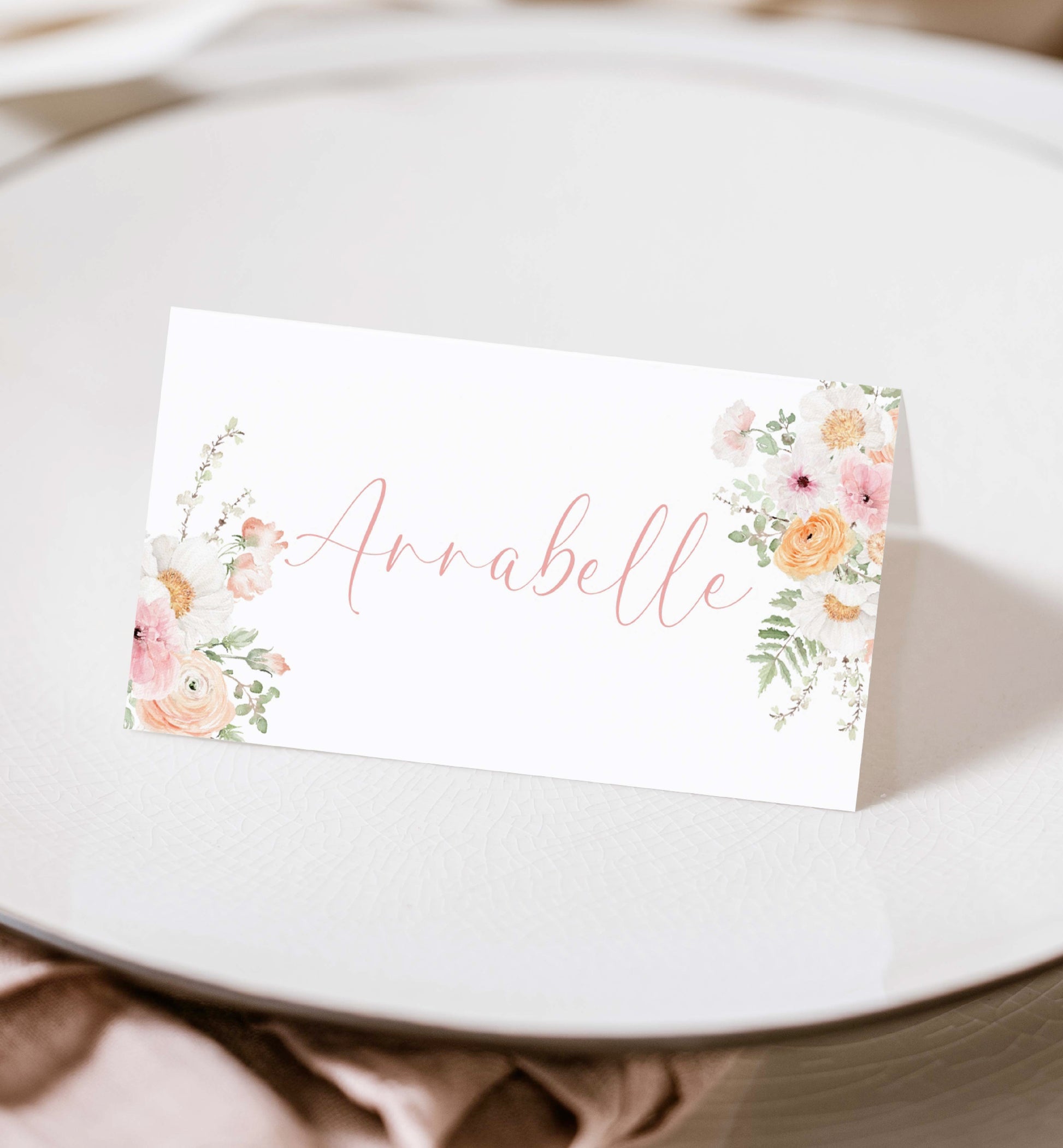 millie-floral-white-printable-place-cards-template-black-bow-studio for Free Printable Floral Place Cards Millie Floral White | Printable Place Cards Template – Black Bow Studio for Free Printable Floral Place Cards