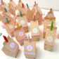 DIY Fill Your Own Gingerbread House Christmas Advent Calendar Template, Printable Christmas Advent Boxes, Christmas Craft Village Advent