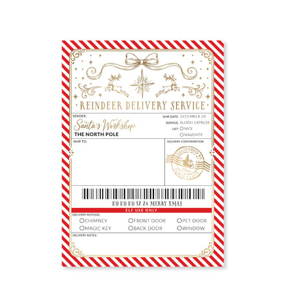Christmas Shipping Label