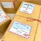 Printable Santa's Workshop Shipping Postal Gift Labels, North Pole Postal Express Shipping Label, Santa Gift Tag, Christmas Address Label
