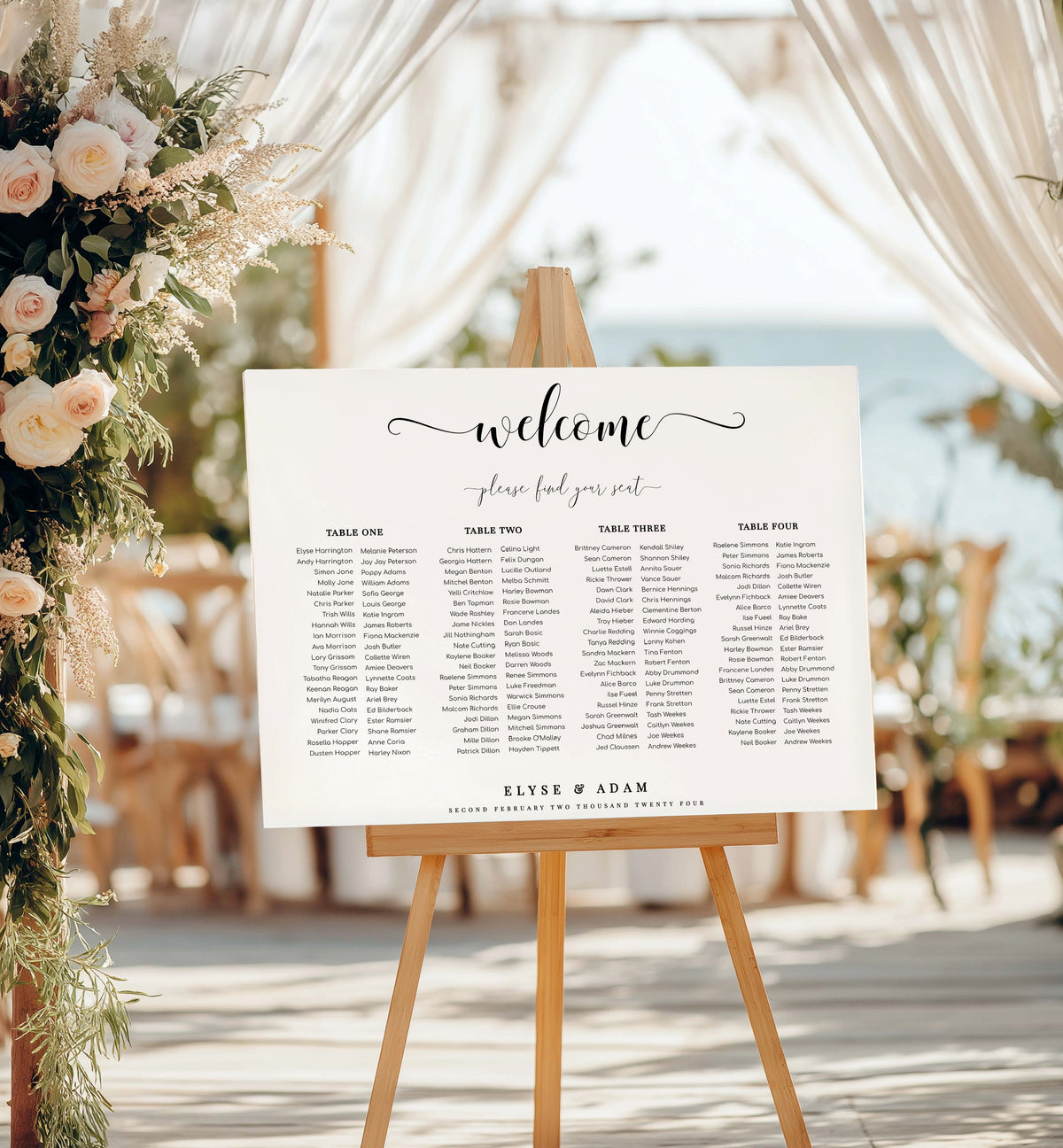 Long Table Layout Draft Long table wedding seating plan 60 photos - Astyledwedding.com