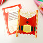 Christmas Red | Set of 8 Scratch-off Secret Santa Selector Cards