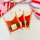 Christmas Red | Set of 8 Scratch-off Secret Santa Selector Cards