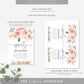 Darcy Floral Pink | Printable Spritz Station Sign Template