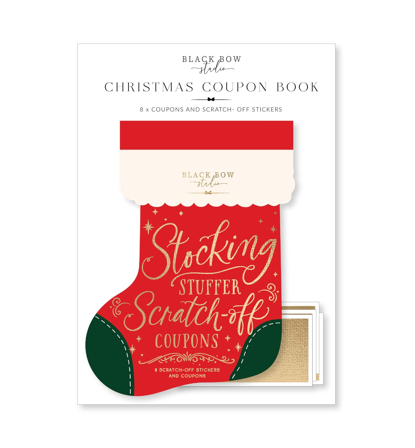 Stocking Stuffer Scratch-off Christmas Coupon Book