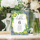 Positano Lemons | Printable Table Numbers Template