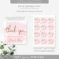 Watercolour Pink | Printable Thank You Favour Tag Template