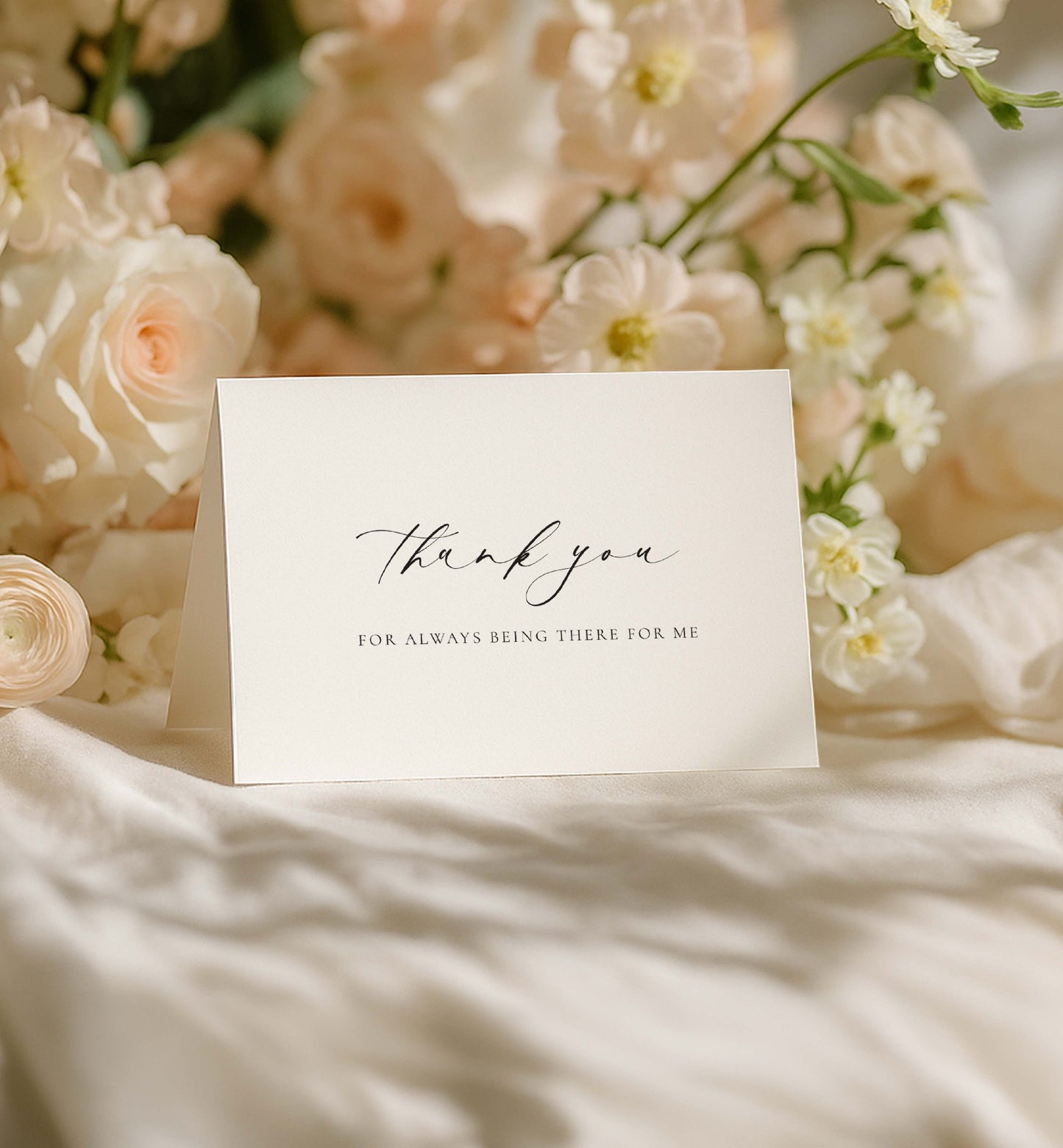 Ellesmere Ivory | Thank You For Always Being There For Me Greeting Card