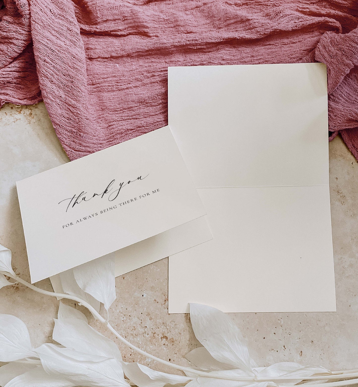 Ellesmere Ivory | Thank You For Always Being There For Me Greeting Card