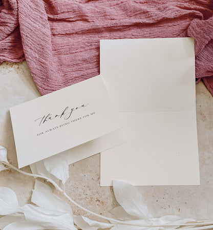 Ellesmere Ivory | Thank You For Always Being There For Me Greeting Card