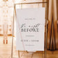 Printable Rehearsal Dinner Welcome Sign, Modern Minimalist, Script Wedding Rehearsal Welcome Sign, The Night Before Welcome Sign, Ellesmere