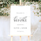 Printable Rehearsal Dinner Welcome Sign, Modern Minimalist, Wedding Rehearsal Welcome Sign, The Night Before Welcome Sign, Ellesmere