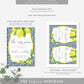 Positano Lemons | Printable The Ring Game Sign Template