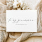 To My Best Man and Groomsman On My Wedding Day Card, Minimalist Wedding Card, Thank You Bridal Party Card, Off White Ivory, Ellesmere