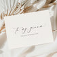 To My Bride and Groom On Our Wedding Day Card Set, Minimalist Future Wife and Future Husband Card Set, Vows Card, Off White Ivory, Ellesmere