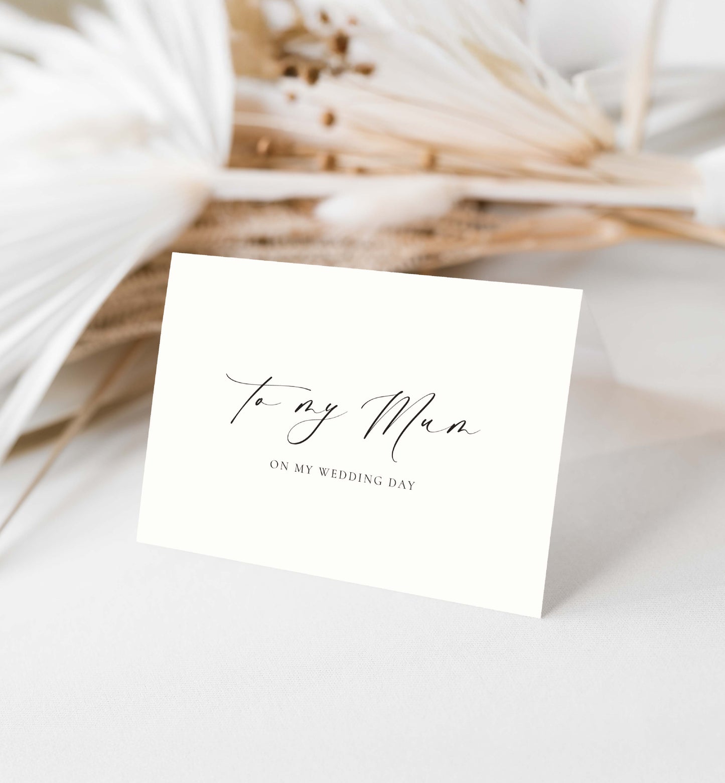 Ellesmere Ivory | To My Mum Wedding Day Greeting Card