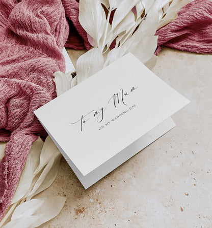Ellesmere Ivory | To My Mum Wedding Day Greeting Card