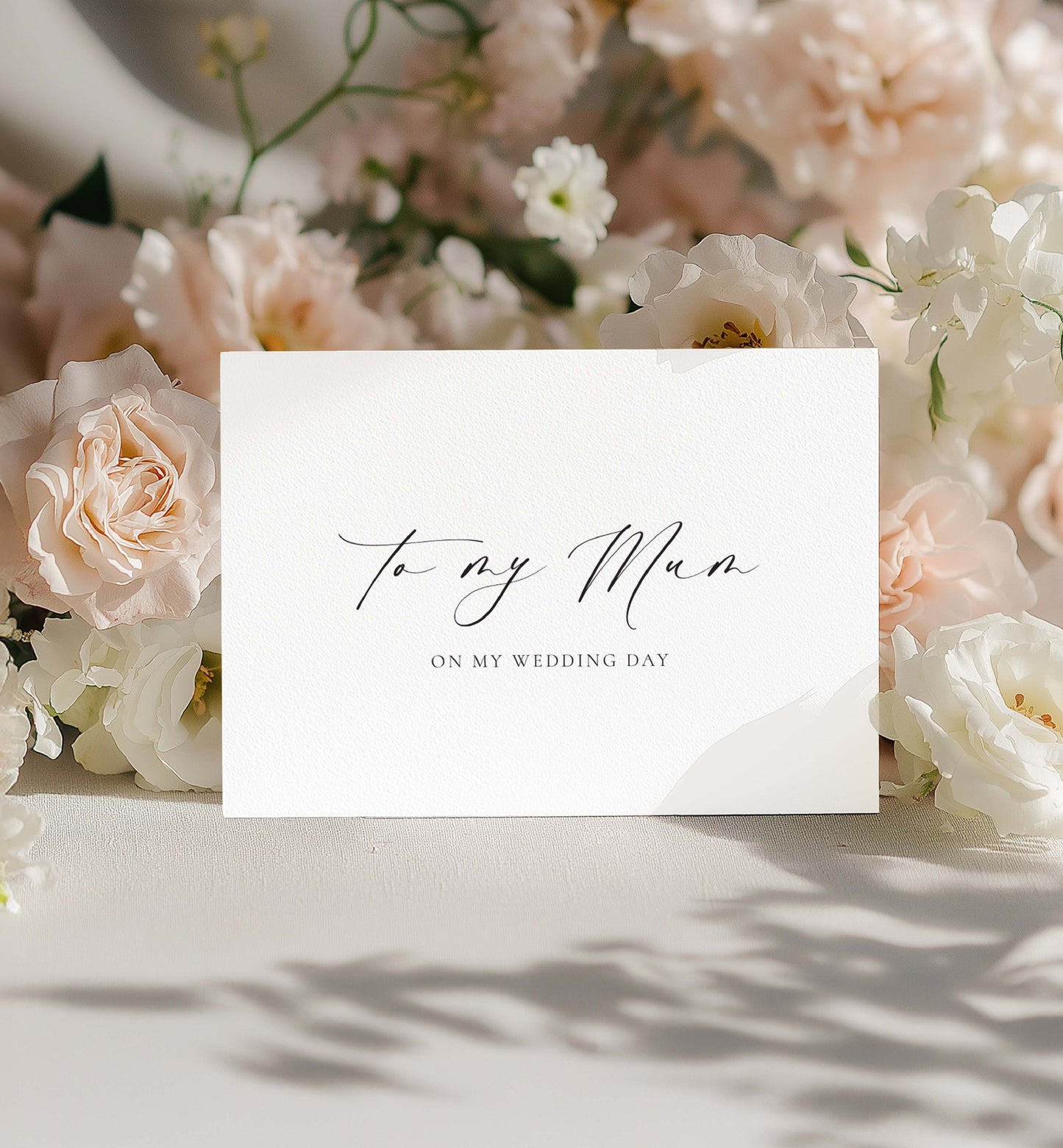 Ellesmere Ivory | To My Mum Wedding Day Greeting Card