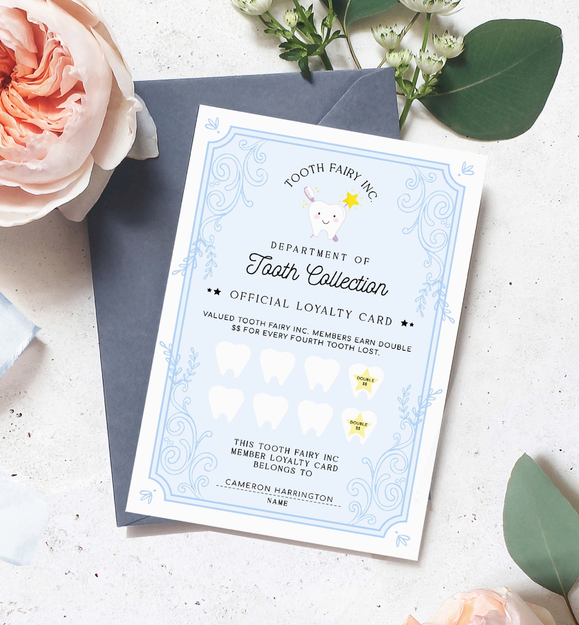 Printable Tooth Fairy Letter and Receipt, Tooth Fairy Collection Receipt, Tooth Fairy Payment Recipe And Visit Certificate, Lost Tooth Note
