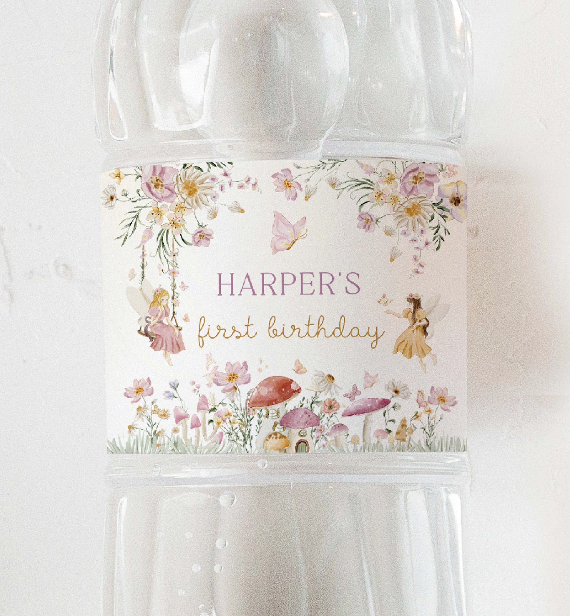 Fairy Multi | Printable Water Bottle Favour Labels Template – Black Bow Studio fairy-multi-printable-water-bottle-favour-labels-template-black-bow-studio