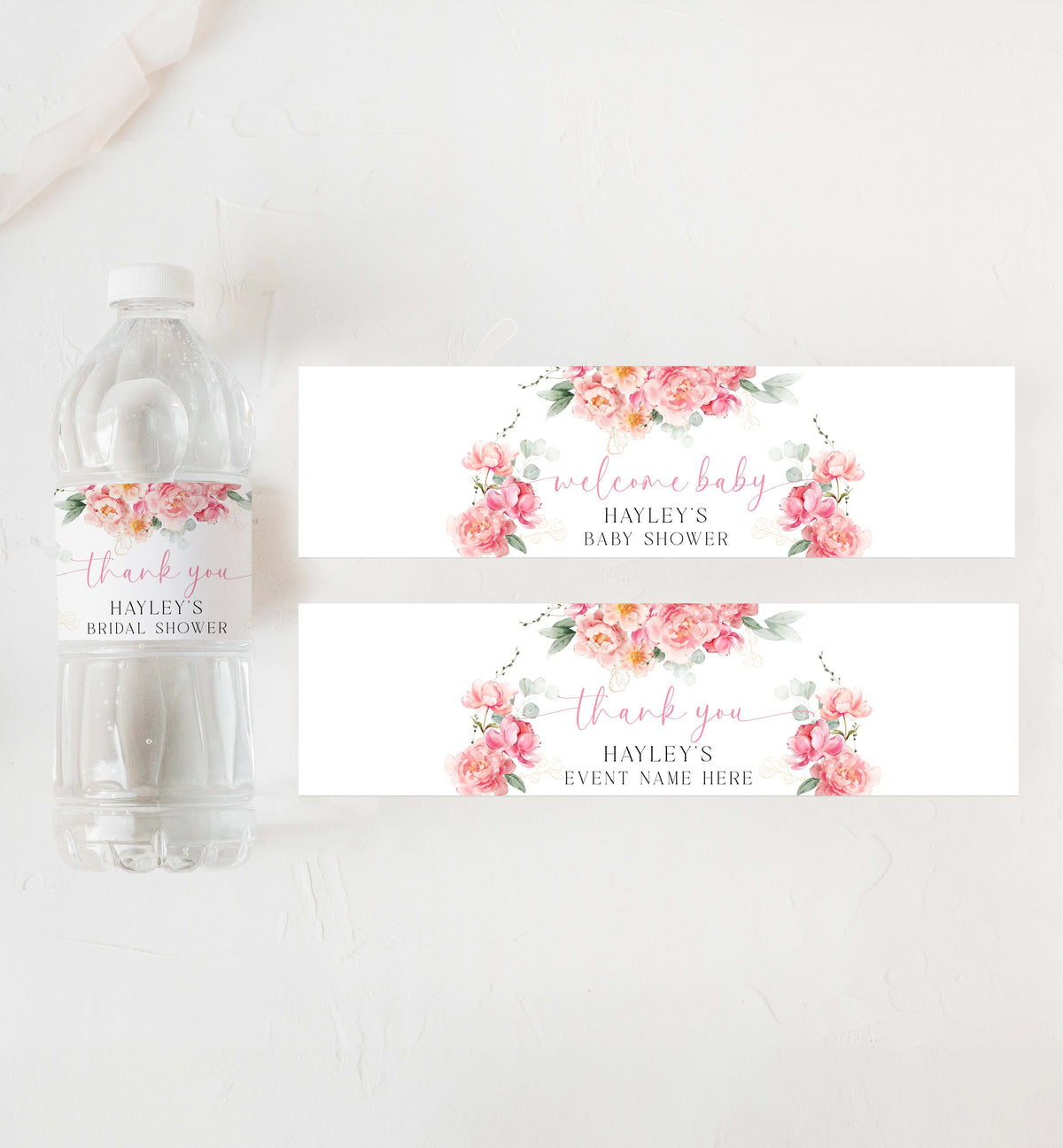Water Line Labels Examples Printable water bottle labels for wedding | Beachweddingtips.com