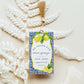We Found Our Main Squeeze Printable Tags, Italian Positano Blue Tile Lemon Favor Tag, Engagement Party Favor Tag, Lemon Wedding Favor Tags