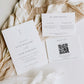 Minimalist Wedding Invitation Template Set, QR Code RSVP Card, Monogram Wedding Invite, Printable Simple Elegant Wedding Invite, Ellesmere