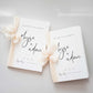 Printable Wedding Ceremony Program Template, Modern Minimalist, Wedding Order of Ceremony Booklet Program, Single Fold Program, Gigi Script