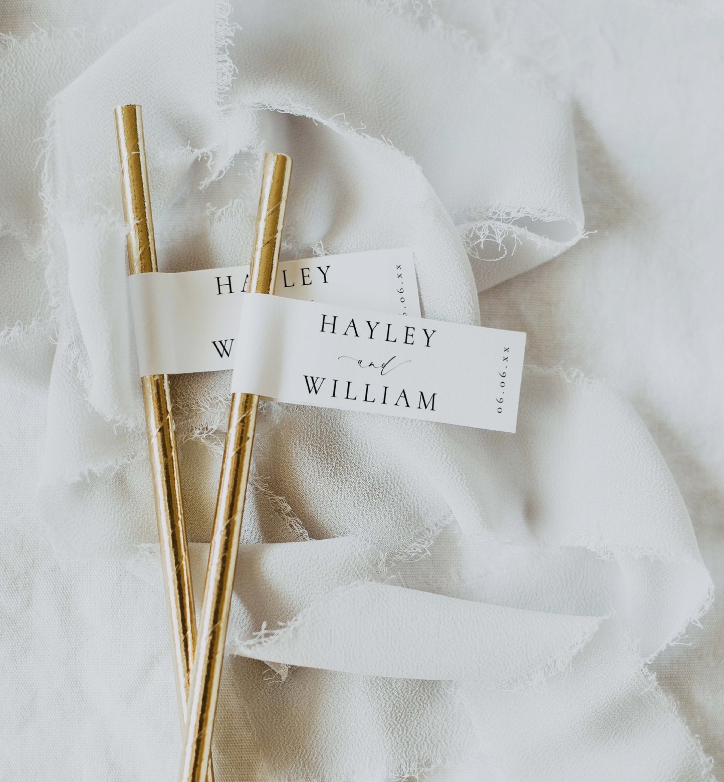 Ellesmere White | Printable Straw Flag Template