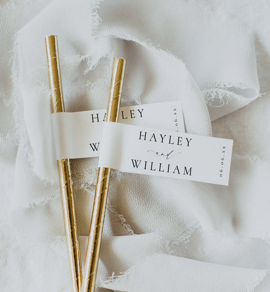 Ellesmere White | Printable Straw Flag Template