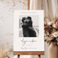 Printable Photo Wedding Welcome Sign, Modern  Script Welcome Sign, Elegant Photo Wedding Poster, Large Wedding Welcome Sign, Gigi Script