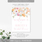 Millie Floral White | Printable Welcome Sign Template