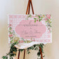 Trianon Pink | Printable Welcome Sign Template