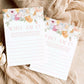 Who Am I Bridal Shower Game, Printable Favorite Memory With The Bride Game, Spring Floral Bridal Shower Game, Millie