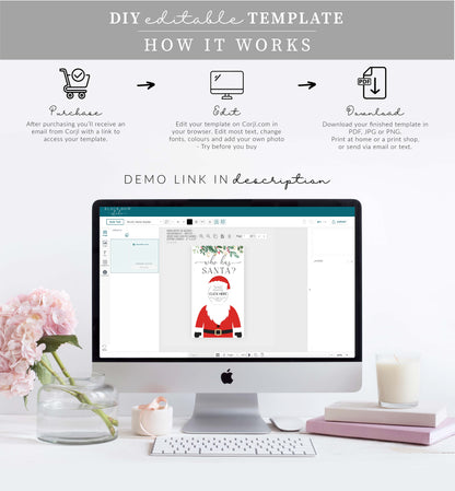 Merriment | Printable Who Has Santa Game Template